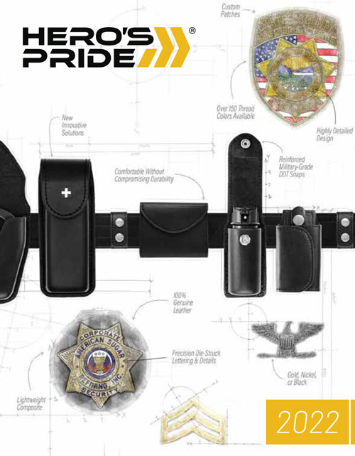 This catalog features the following types of uniforms:  Belts, Cases & Holders, Badges, Badge Holders, Notebook Cases, Workwear, Headwear, Bags, Patches-Emblems, Metal Insignia, Uniform Accessories, Security,
Military