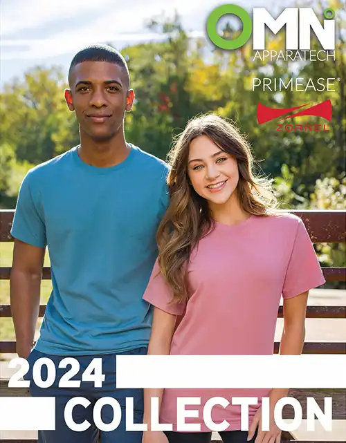 This catalog features the following types of uniforms:  Tees, Hoodies, Performance Polos, Midlayer, Outerwear, Knit Shirts.